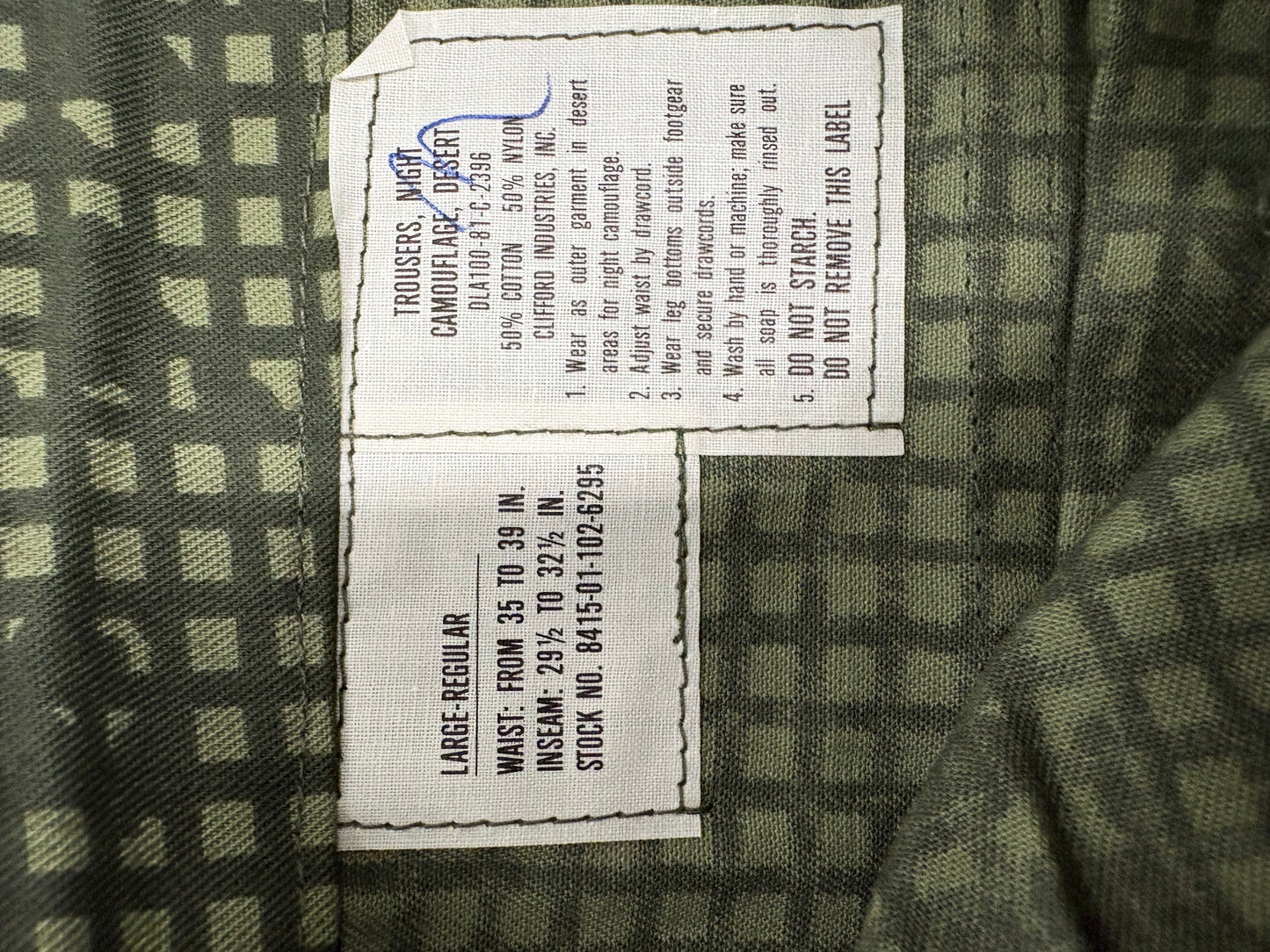 Desert Night Camo Over Pants