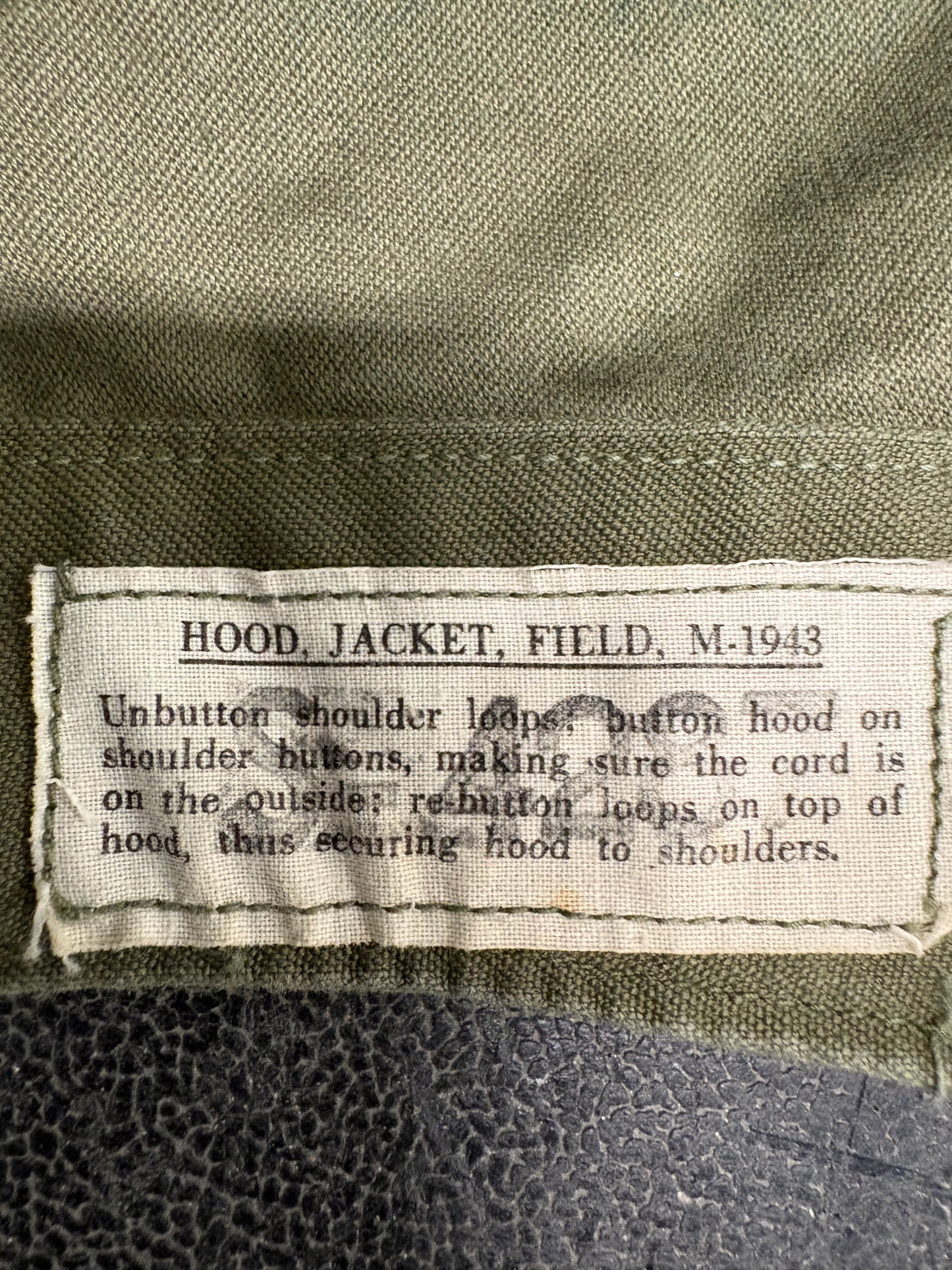 M1943 Jacket Hood