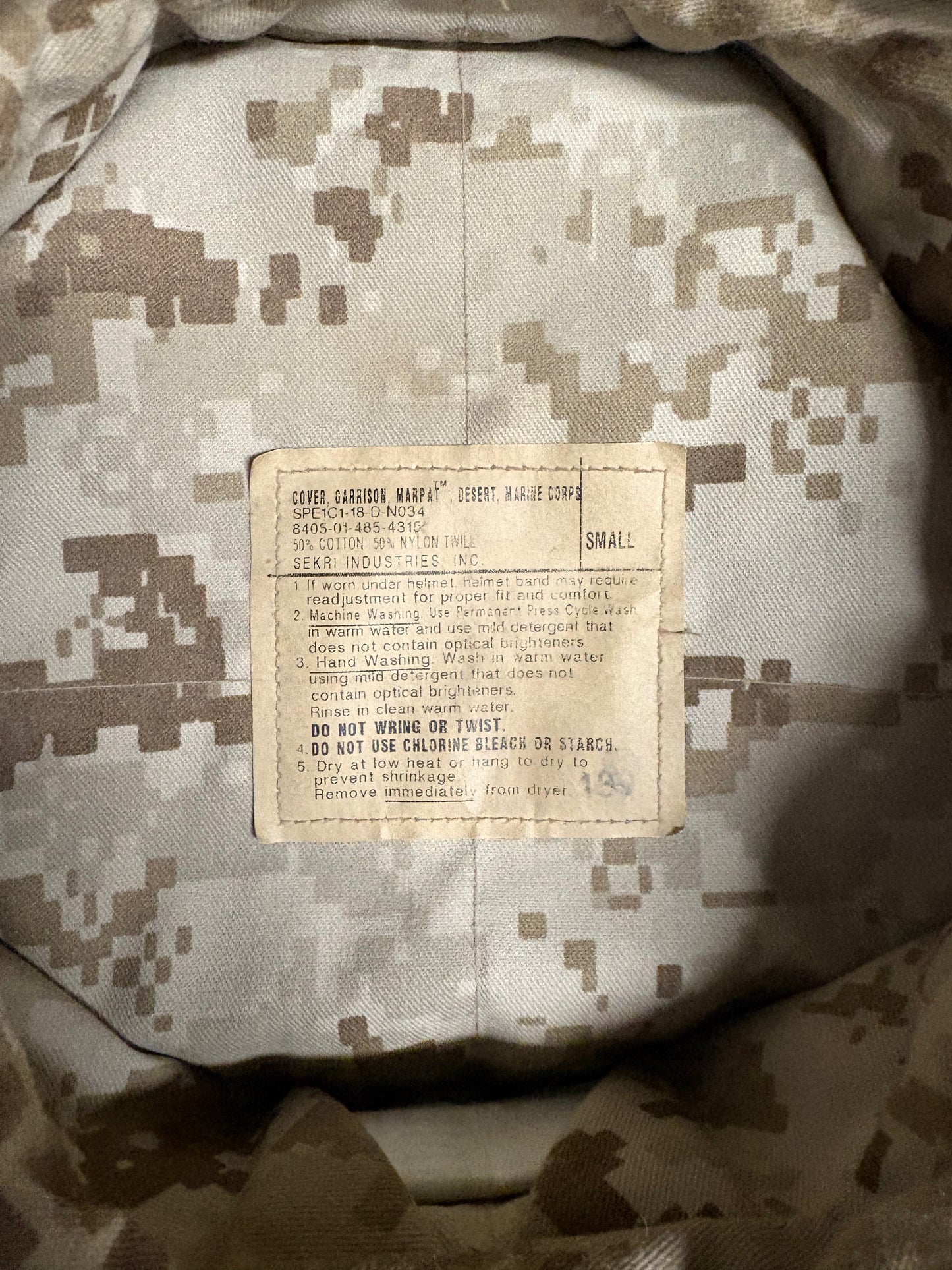 Assorted Marpat Utility Covers / 8 Point Caps