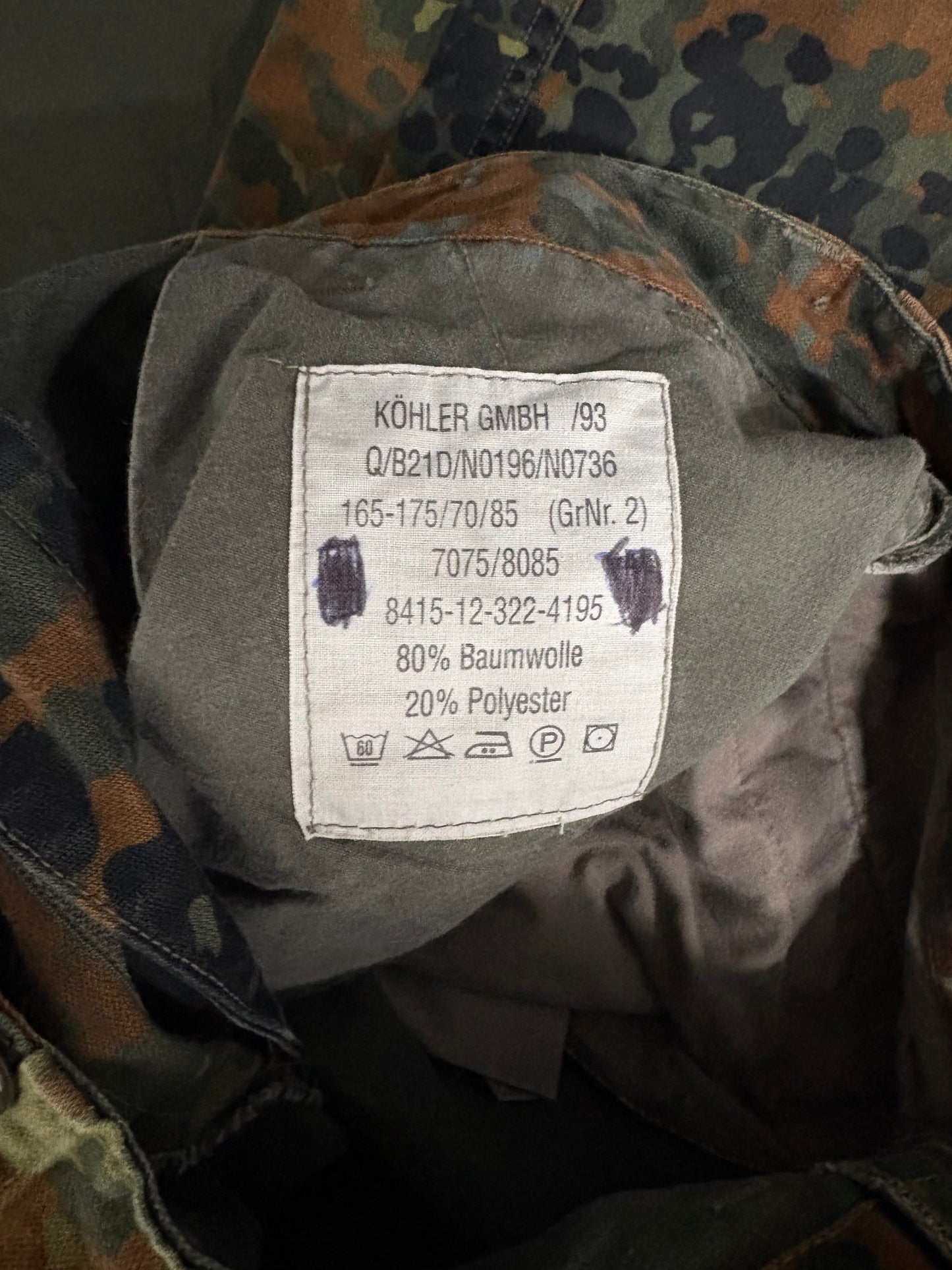 BW Flecktarn Bottom