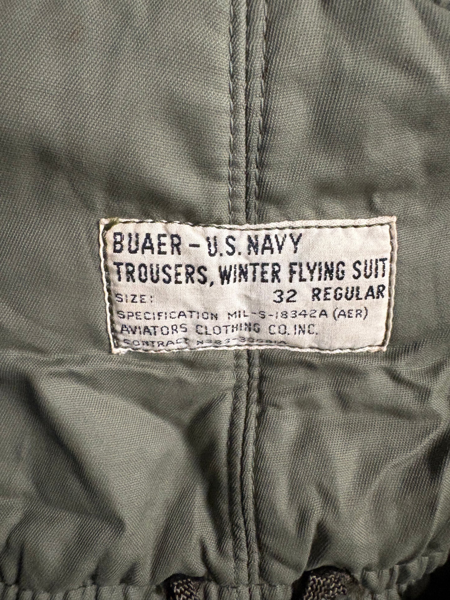 US Navy Winter Flying Suit Trousers