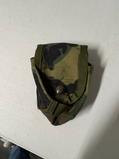 Woodland Molle Grenade Pouches