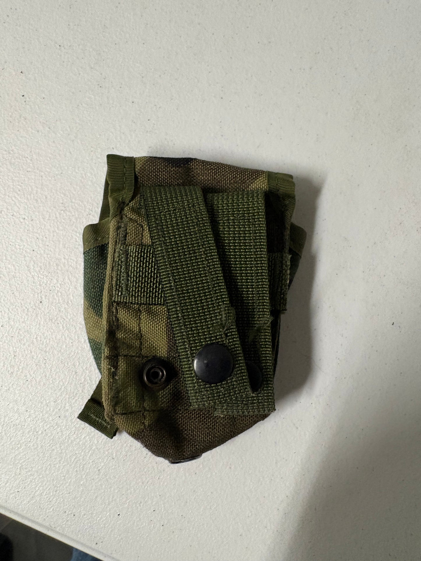 Woodland Molle Grenade Pouches
