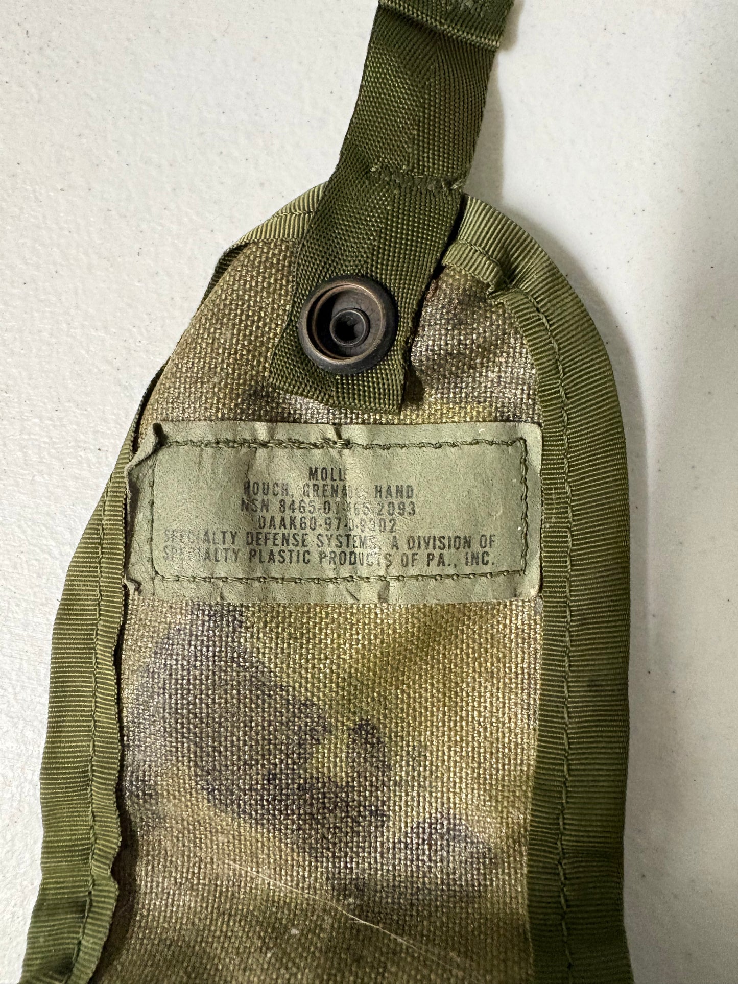 Woodland Molle Grenade Pouches