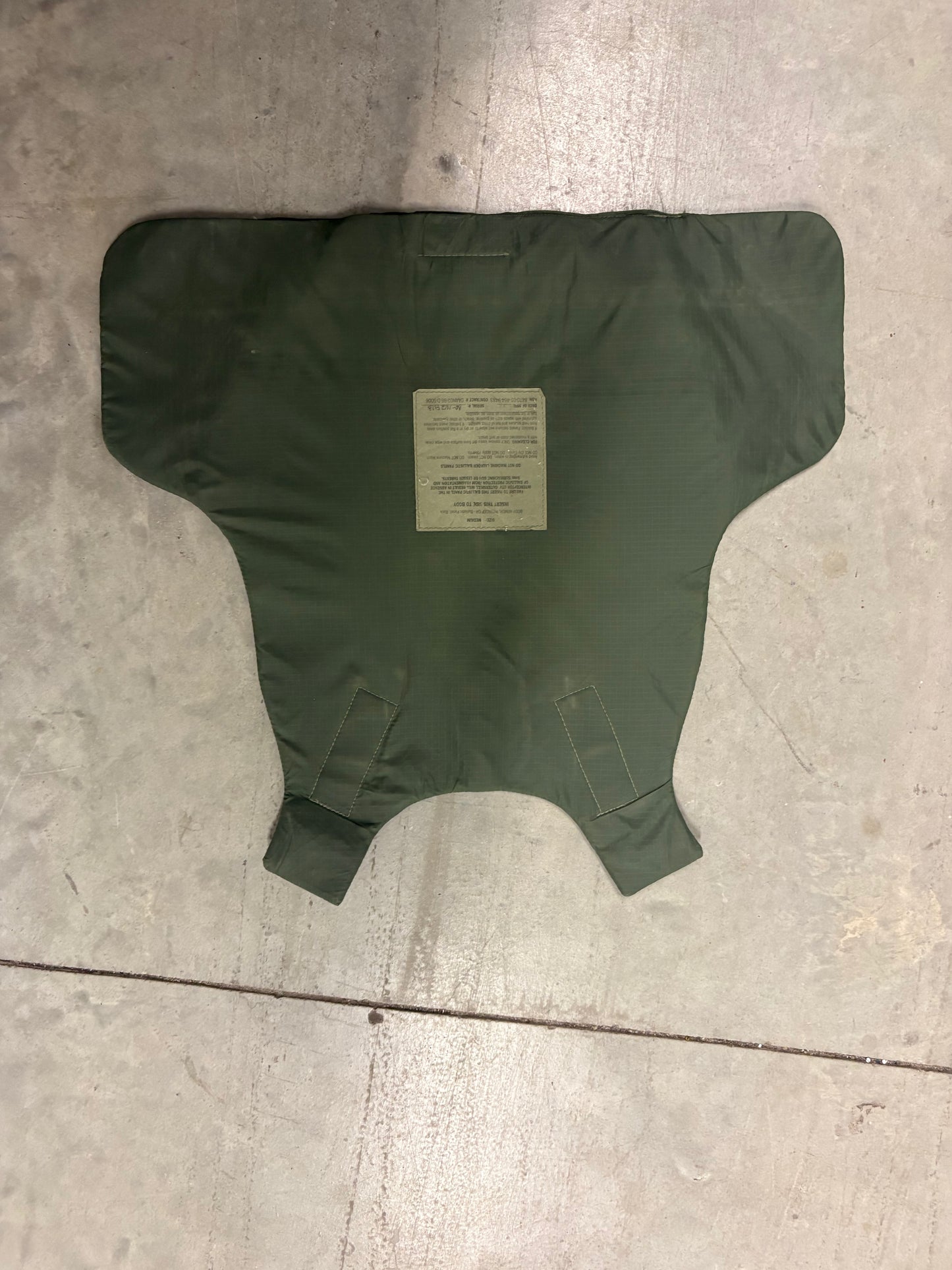 Interceptor Body Armor (IBA) Back Soft Plate