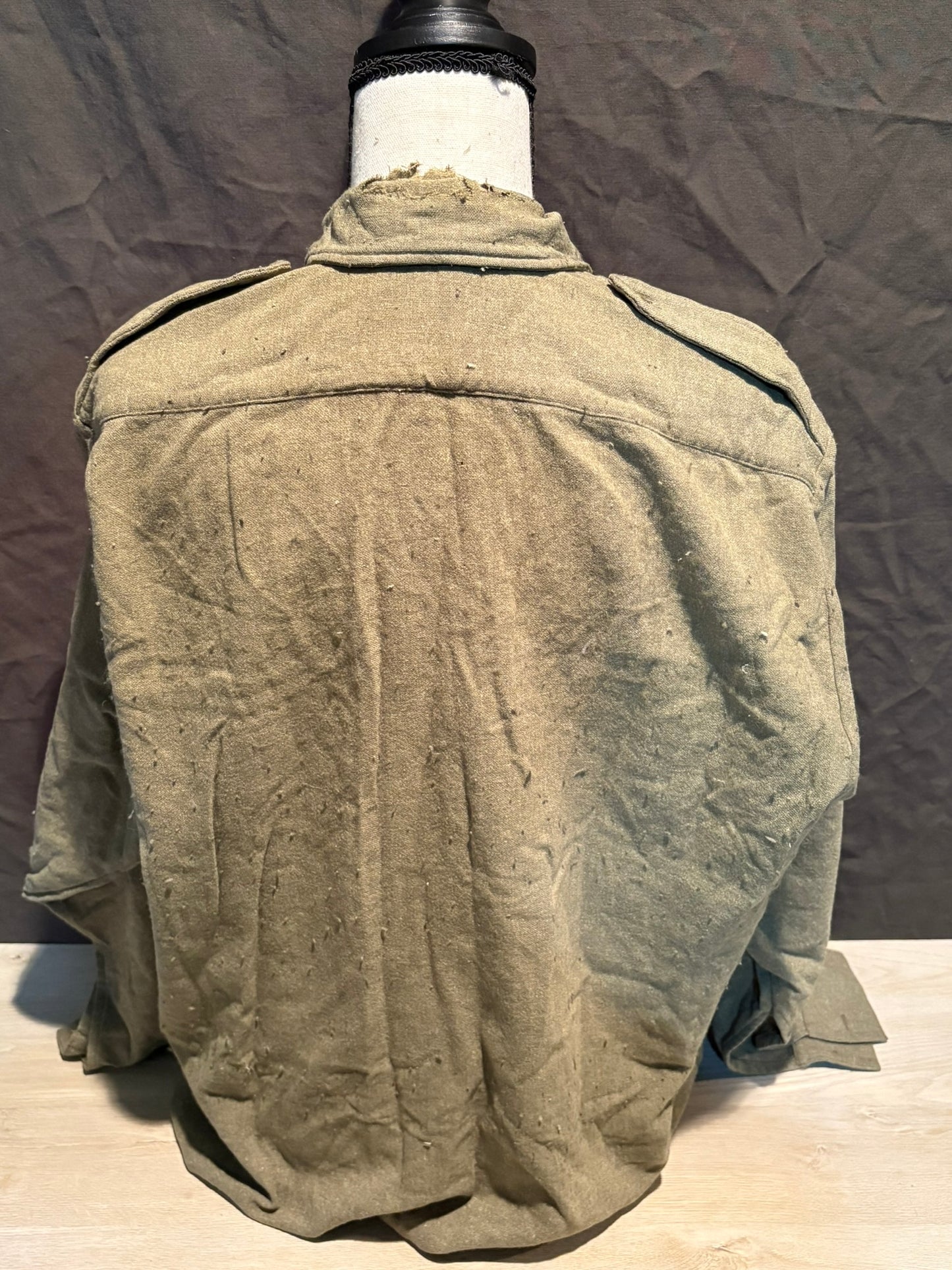 British Army OD Wool Combat Shirt No.5