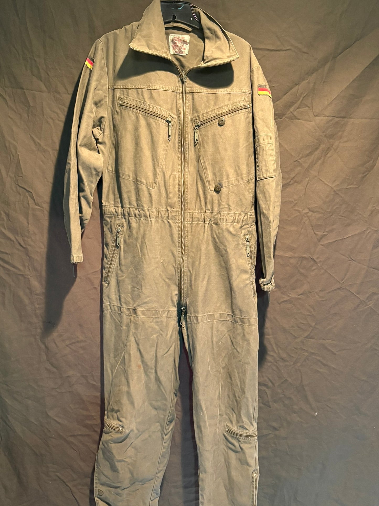 West German Tanker CoverAlls OD Green
