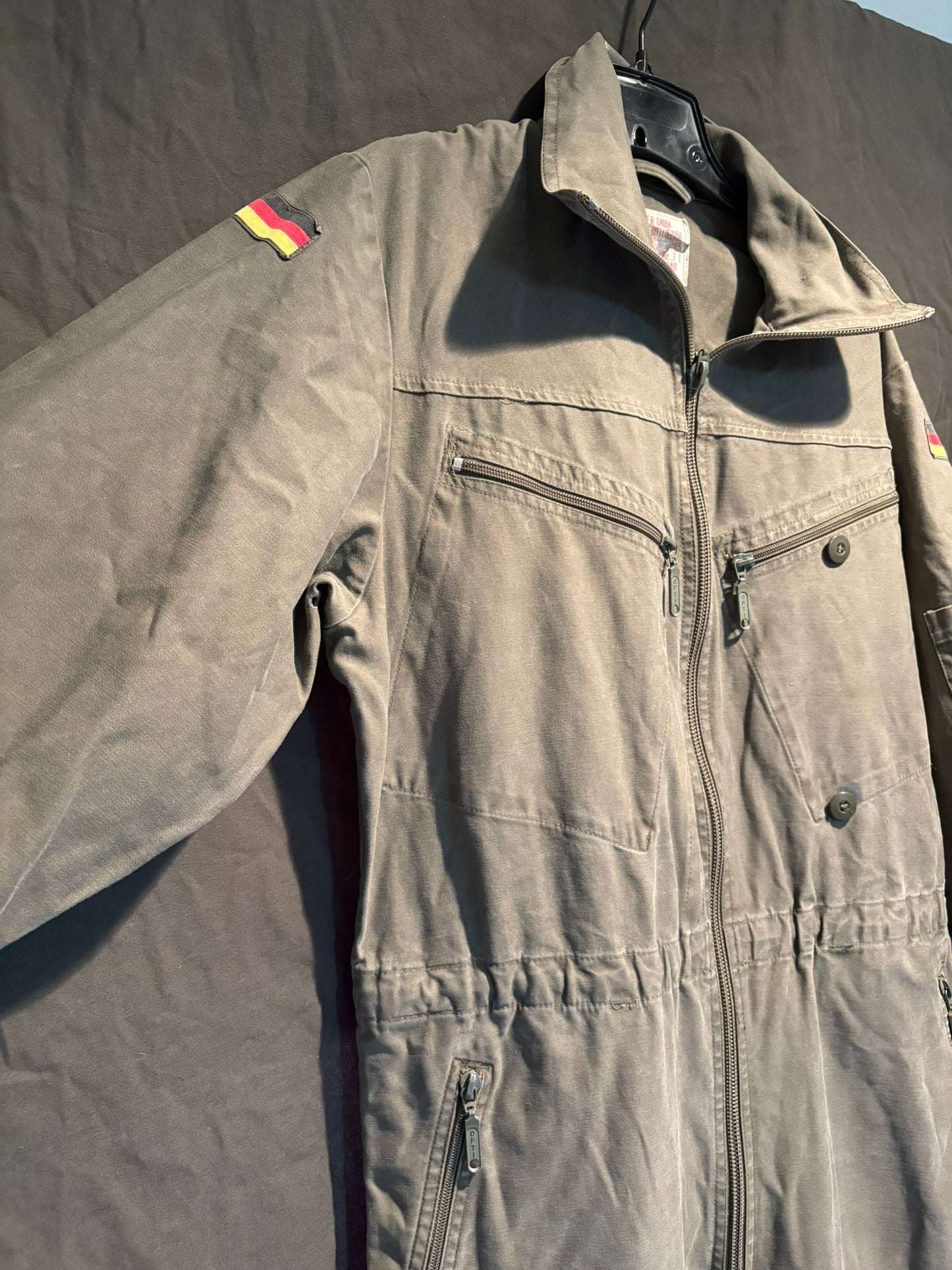 West German Tanker CoverAlls OD Green
