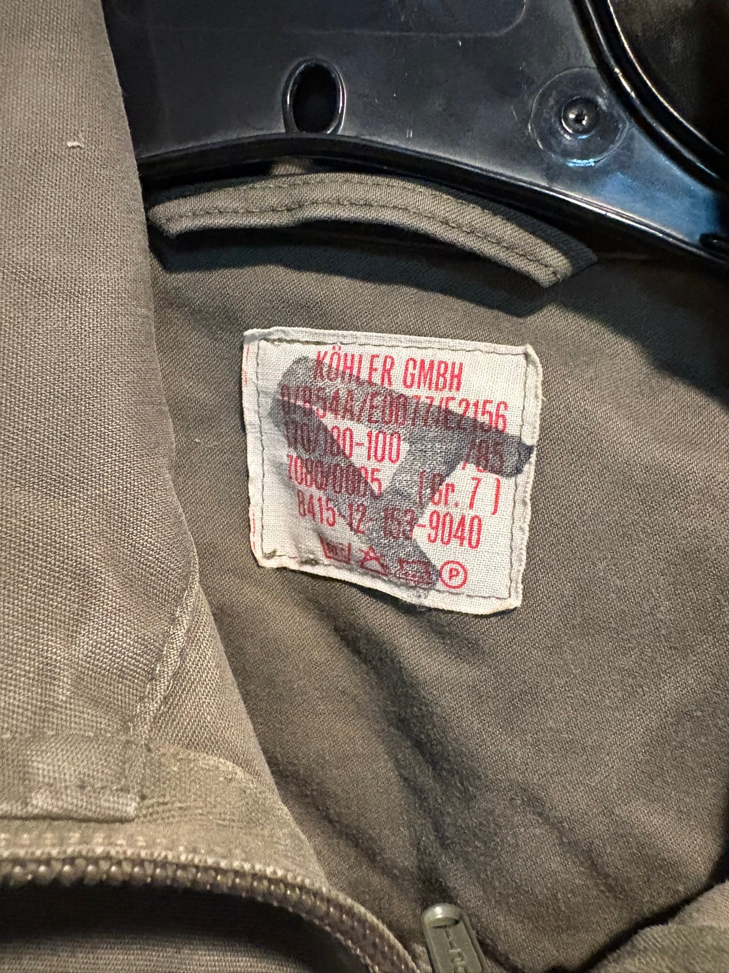 West German Tanker CoverAlls OD Green