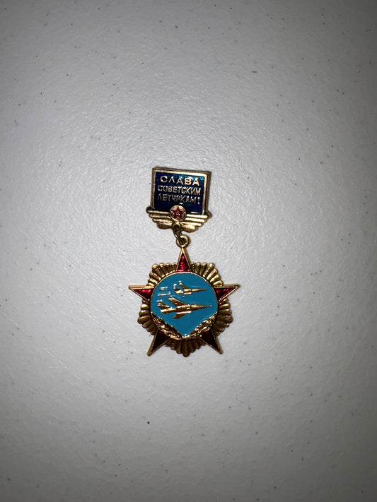 Soviet Pins, Medals, and Badges